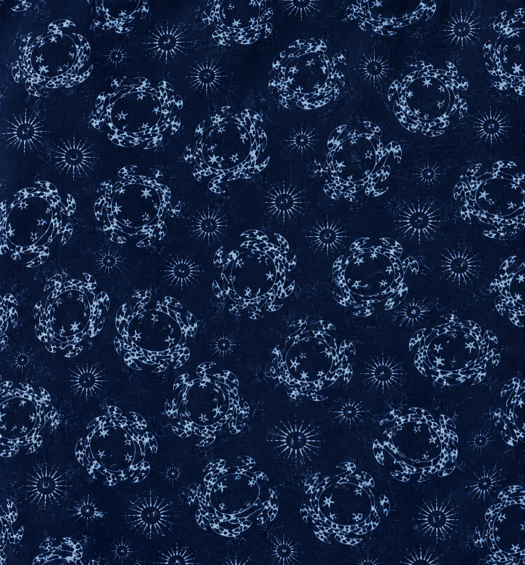 Crab Blue Pattern Swimming Suit