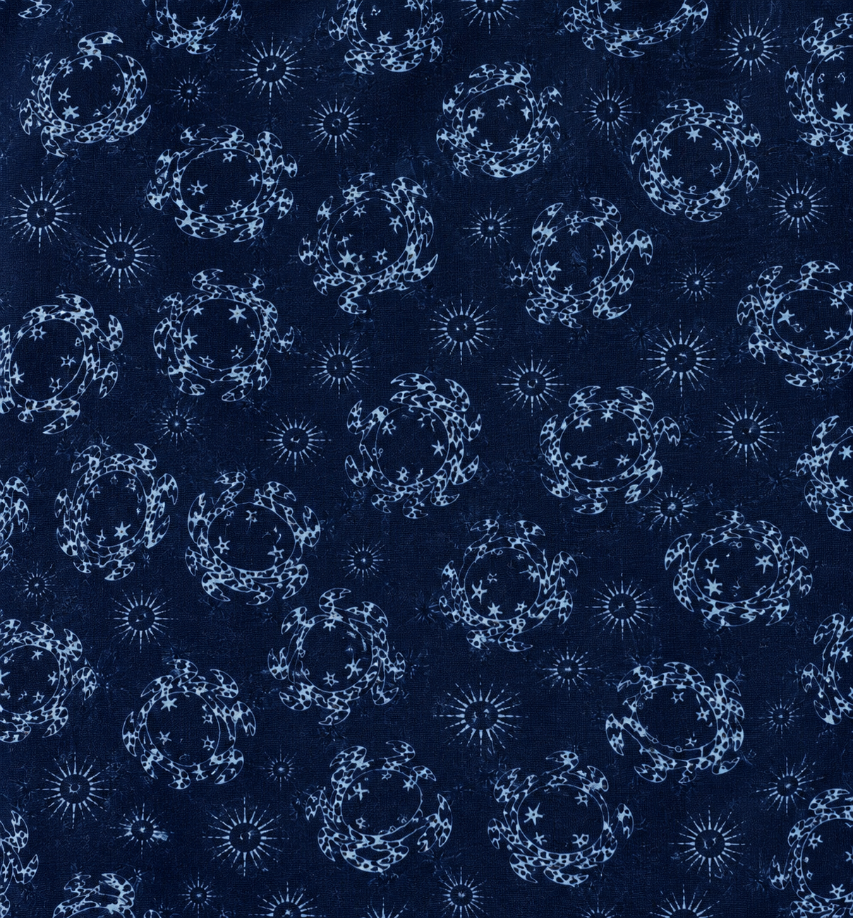 Crab Blue Pattern Swimming Suit