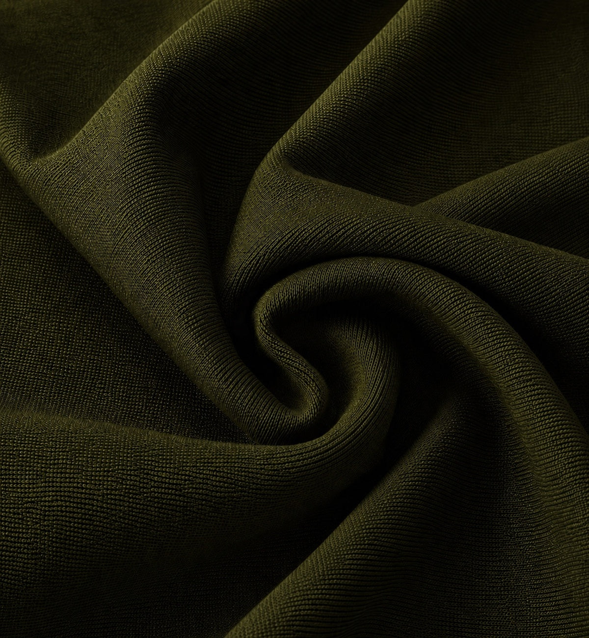 Olive Green Plain T-shirt
