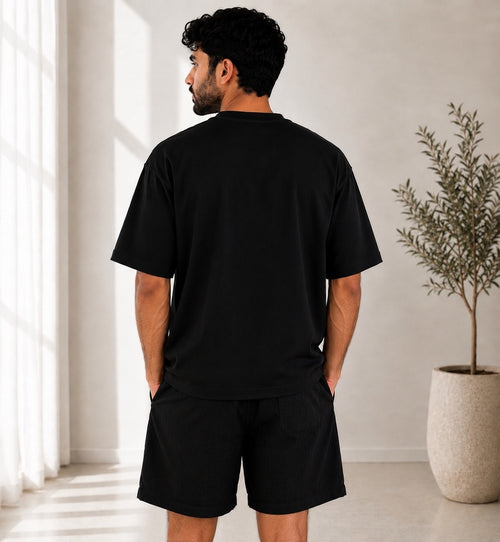 Black Plain T-shirt