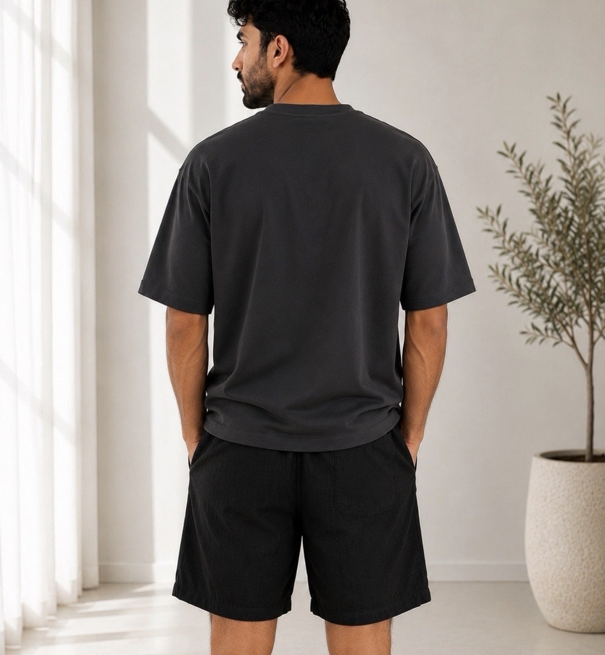 Grey Plain T-shirt