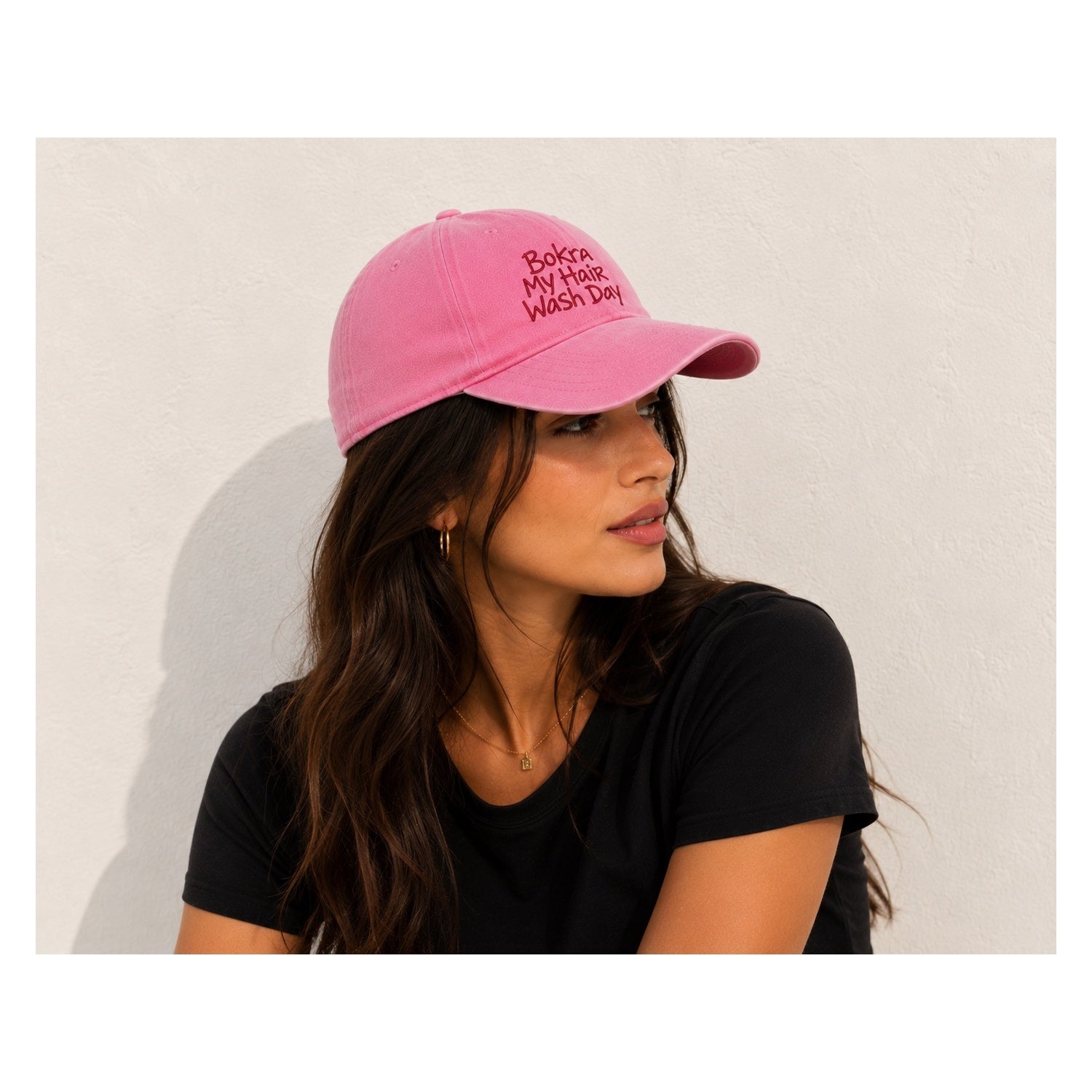 Bokra My Hair Wash Day Pink Cap