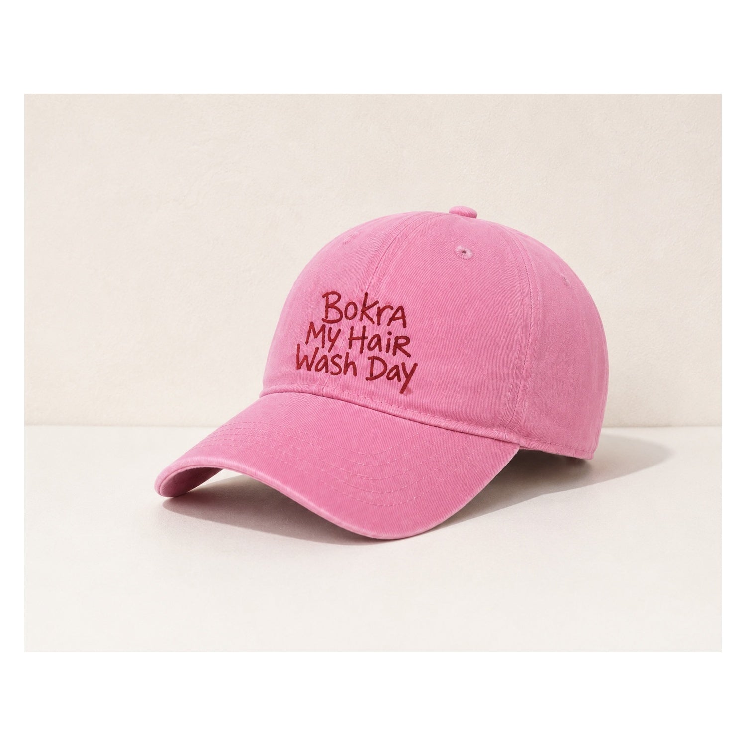 Bokra My Hair Wash Day Pink Cap
