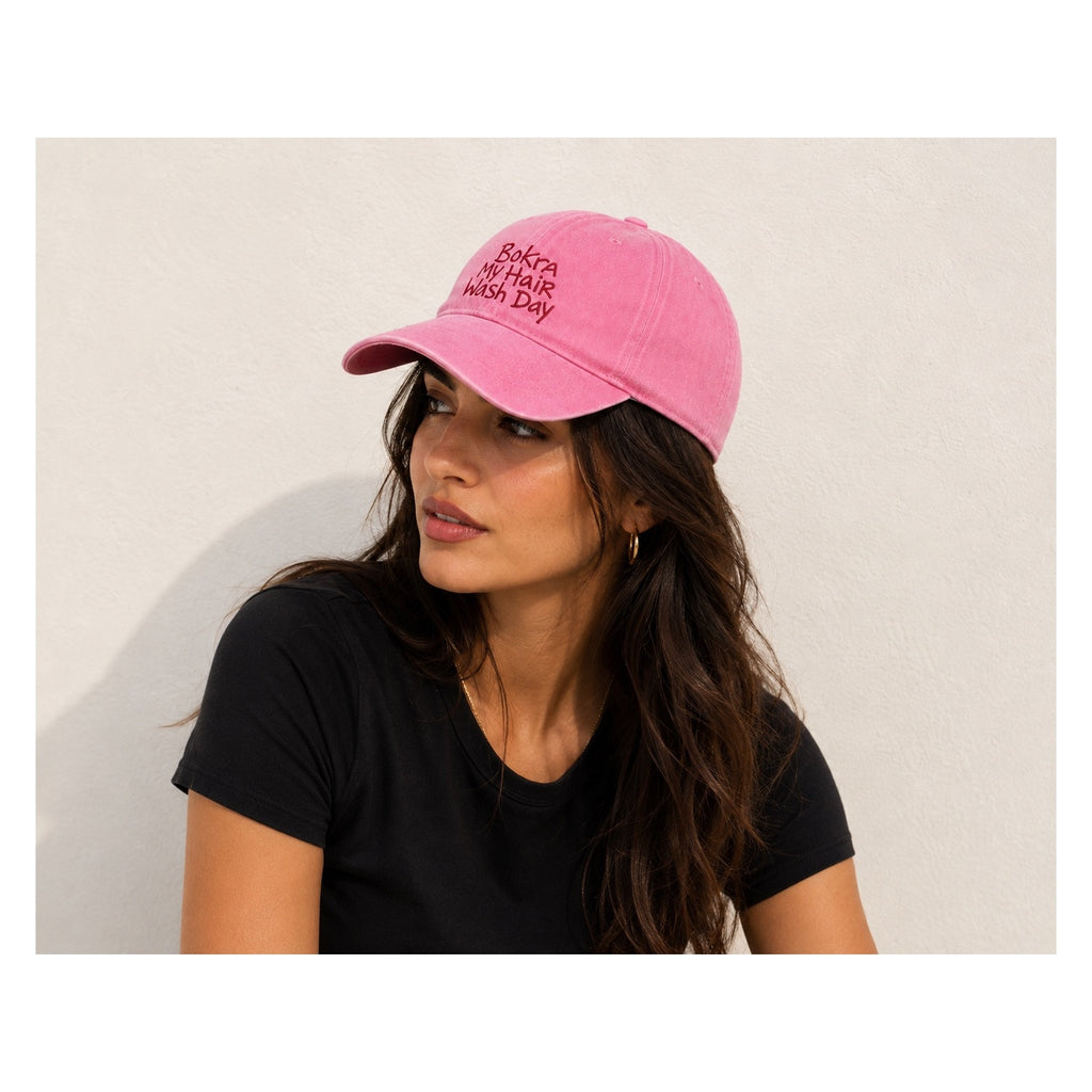 Bokra My Hair Wash Day Pink Cap