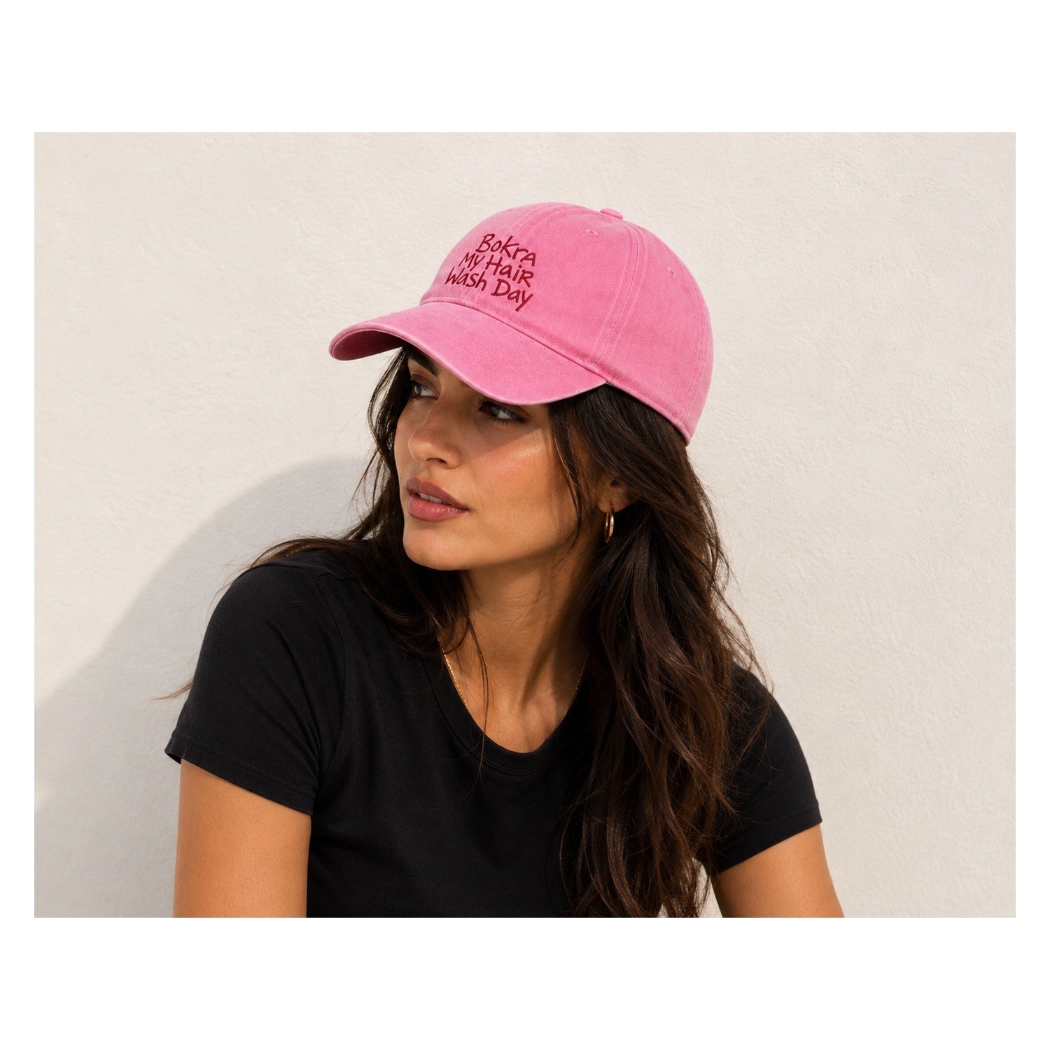 Bokra My Hair Wash Day Pink Cap