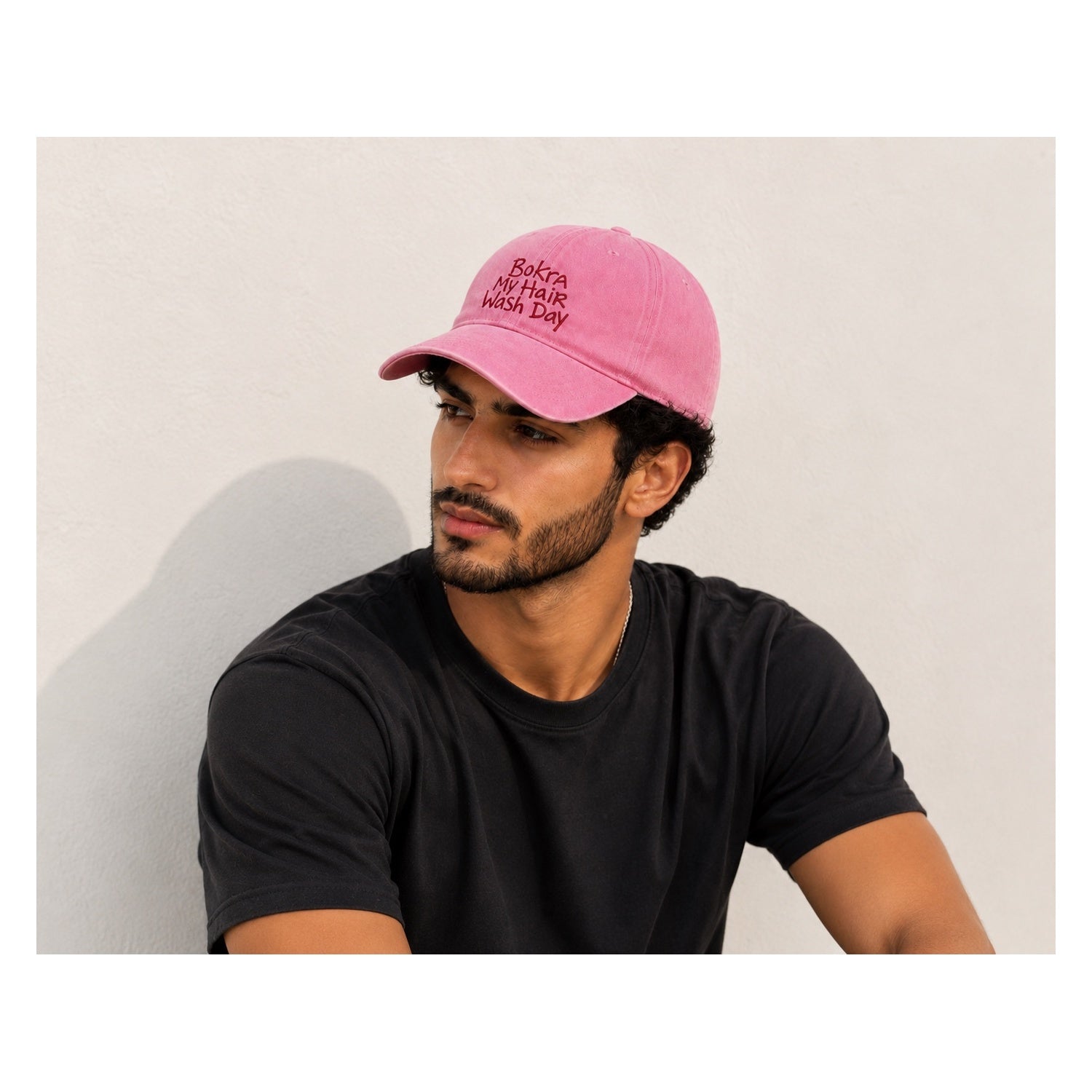 Bokra My Hair Wash Day Pink Cap
