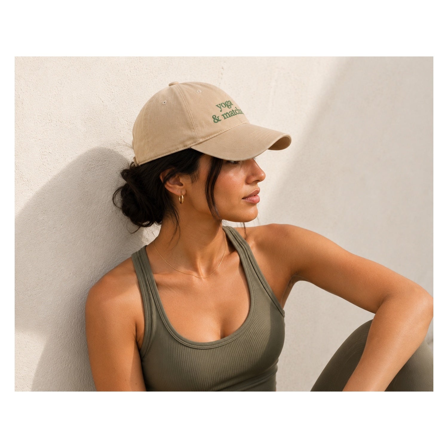 Yoga & Matcha Beige Cap