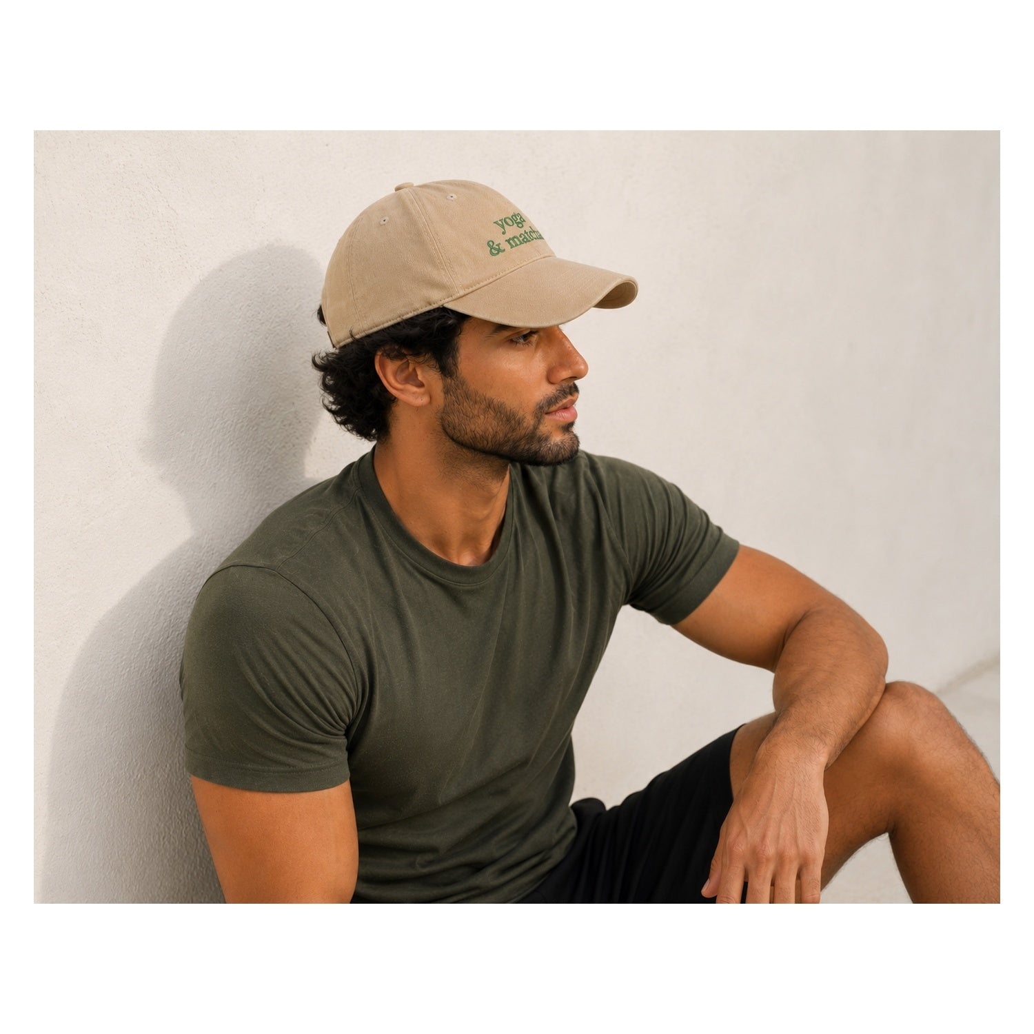 Yoga & Matcha Beige Cap