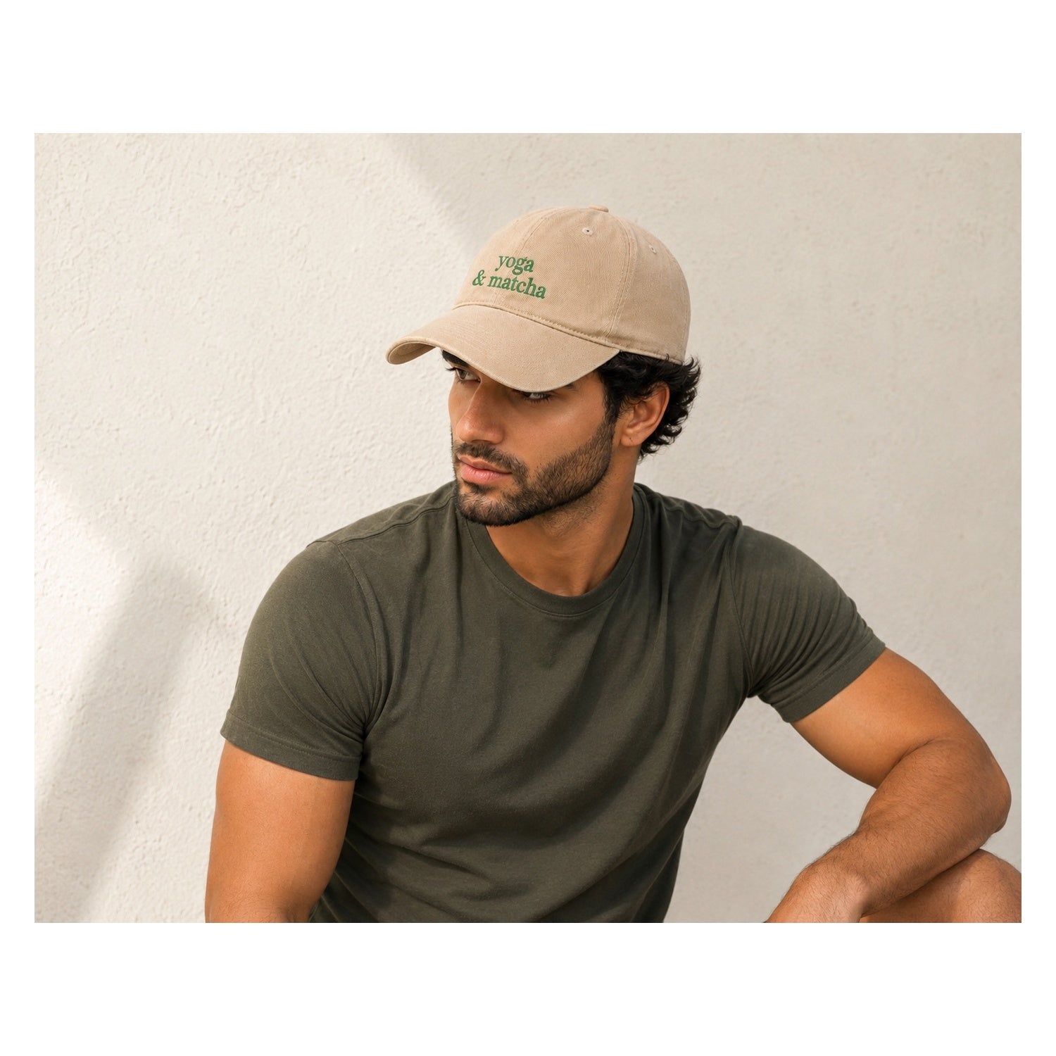 Yoga & Matcha Beige Cap